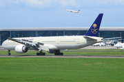 Saudi Arabian Airlines Boeing 777-3FG(ER) (HZ-AK34) at  Jakarta - Soekarno-Hatta International, Indonesia