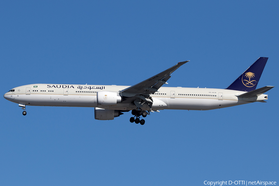 Saudi Arabian Airlines Boeing 777-3FG(ER) (HZ-AK38) | Photo 219076