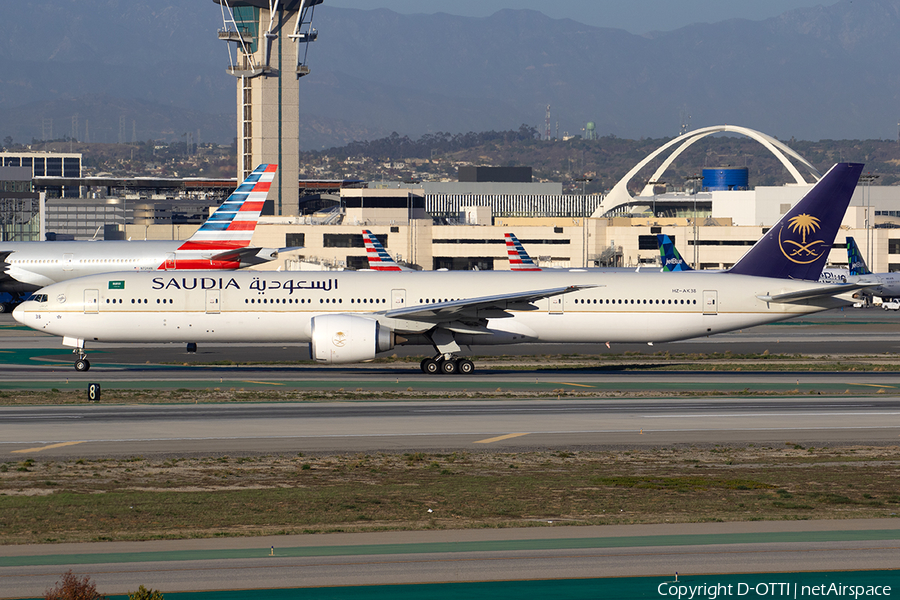 Saudi Arabian Airlines Boeing 777-3FG(ER) (HZ-AK38) | Photo 564769