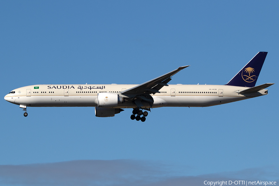 Saudi Arabian Airlines Boeing 777-3FG(ER) (HZ-AK38) | Photo 266944