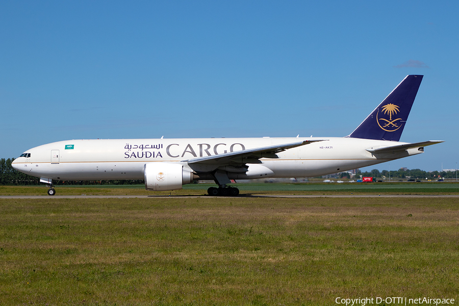 Saudi Arabian Cargo Boeing 777-FFG (HZ-AK71) | Photo 387808