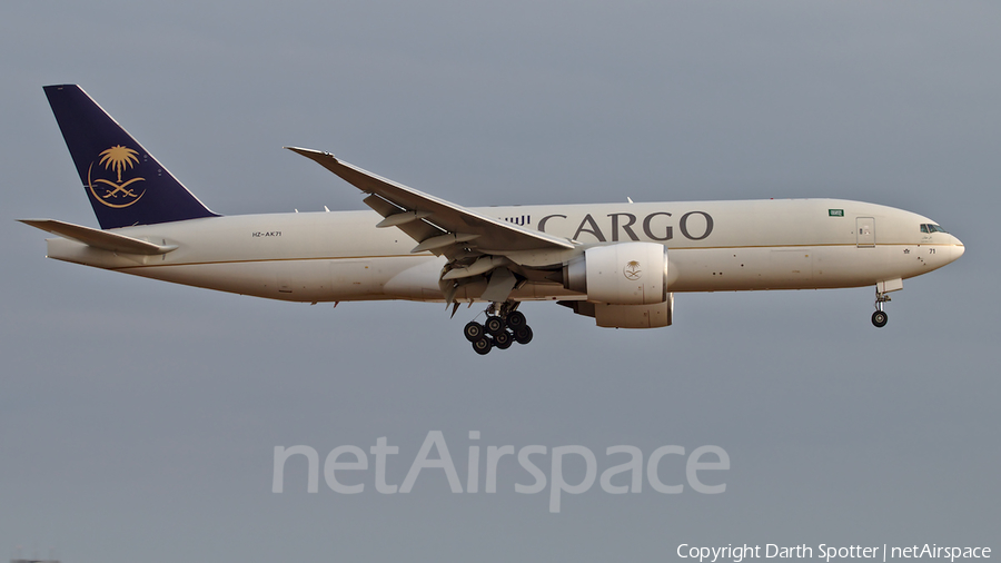 Saudi Arabian Cargo Boeing 777-FFG (HZ-AK71) | Photo 324710