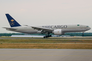 Saudi Arabian Cargo Boeing 777-FFG (HZ-AK71) at  Leipzig/Halle - Schkeuditz, Germany
