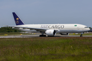 Saudi Arabian Cargo Boeing 777-FFG (HZ-AK71) at  Liege - Bierset, Belgium