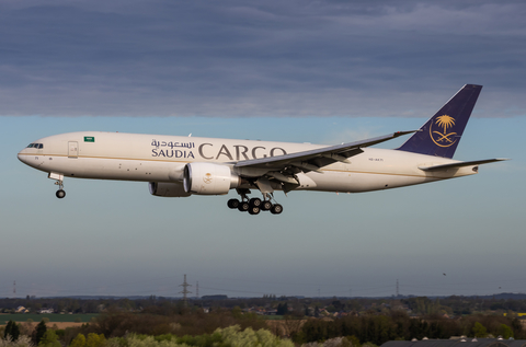 Saudi Arabian Cargo Boeing 777-FFG (HZ-AK71) at  Liege - Bierset, Belgium