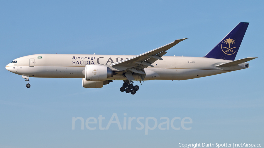 Saudi Arabian Cargo Boeing 777-FFG (HZ-AK72) | Photo 358440