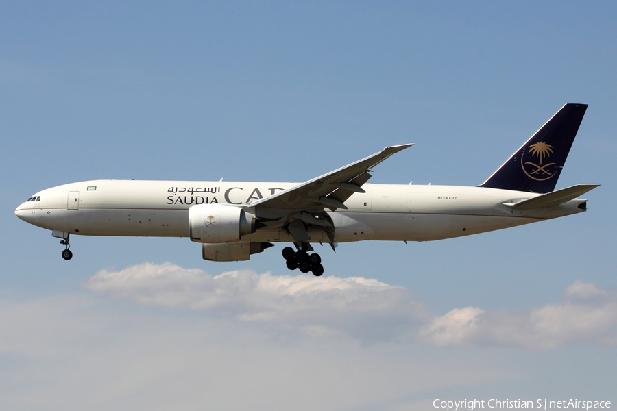 Saudi Arabian Cargo Boeing 777-FFG (HZ-AK72) | Photo 386996