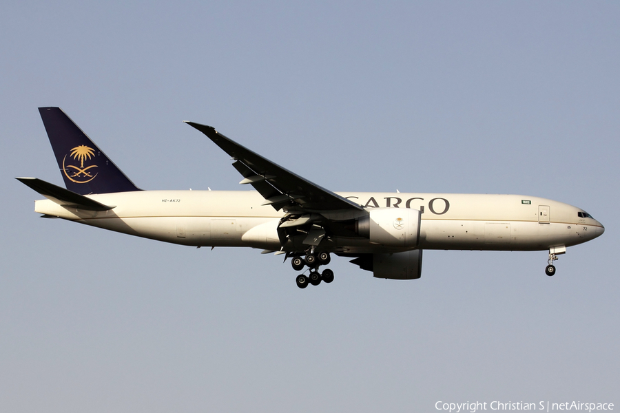 Saudi Arabian Cargo Boeing 777-FFG (HZ-AK72) | Photo 412539