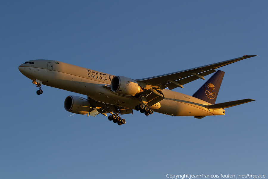 Saudi Arabian Cargo Boeing 777-FFG (HZ-AK72) | Photo 410004