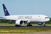 Saudi Arabian Cargo Boeing 777-FFG (HZ-AK72) at  Maastricht-Aachen, Netherlands