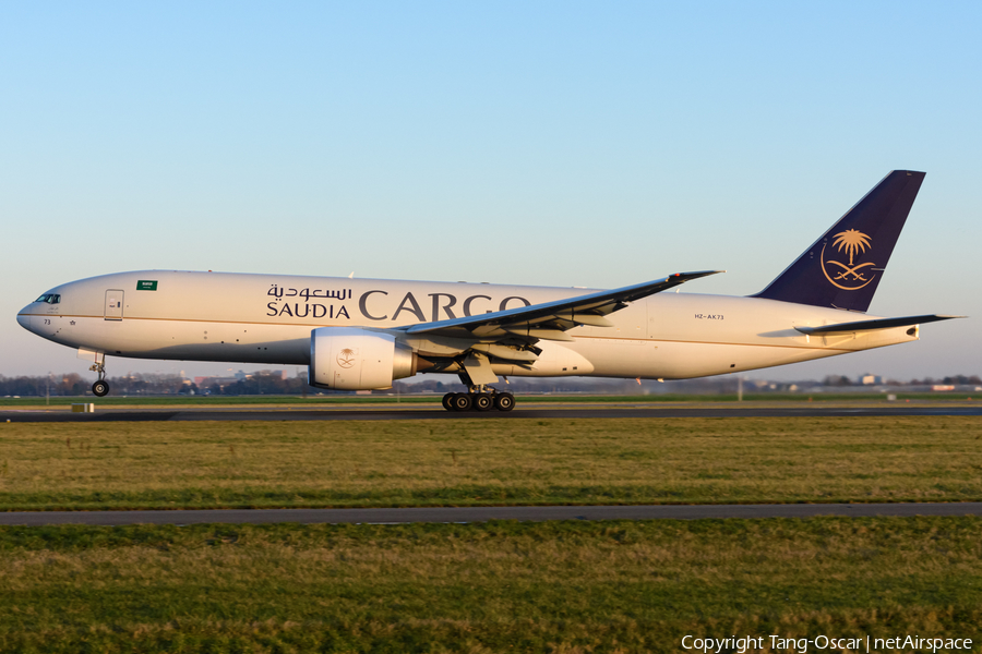Saudi Arabian Cargo Boeing 777-FFG (HZ-AK73) | Photo 366789