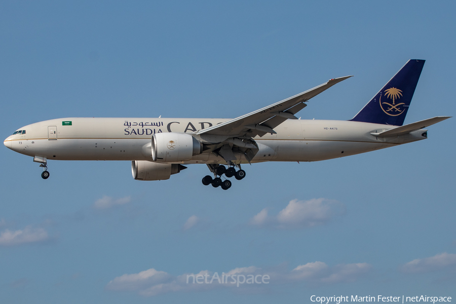 Saudi Arabian Cargo Boeing 777-FFG (HZ-AK73) | Photo 402497