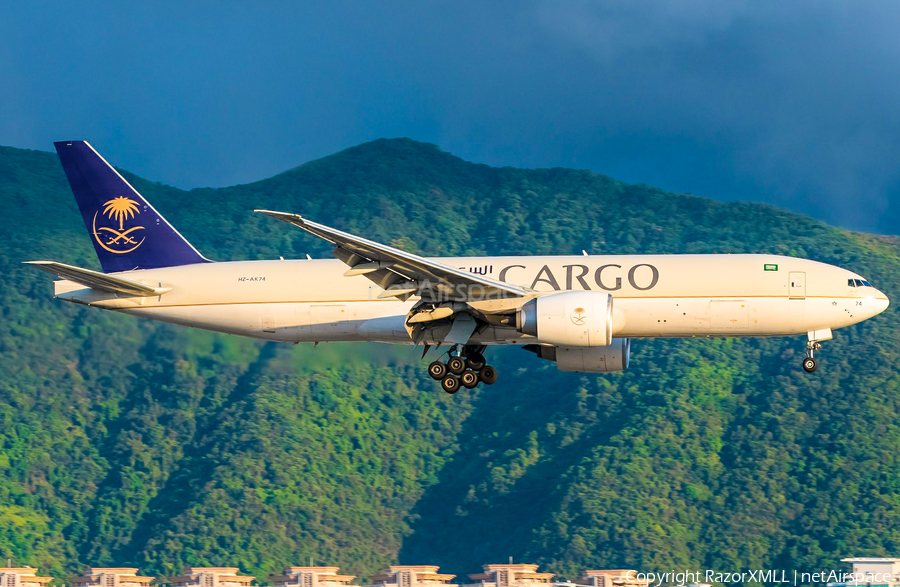 Saudi Arabian Cargo Boeing 777-FFG (HZ-AK74) | Photo 465102