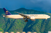 Saudi Arabian Cargo Boeing 777-FFG (HZ-AK74) at  Hong Kong - Chek Lap Kok International, Hong Kong
