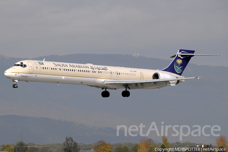 Saudi Arabian Airlines McDonnell Douglas MD-90-30 (HZ-APF) | Photo 70669
