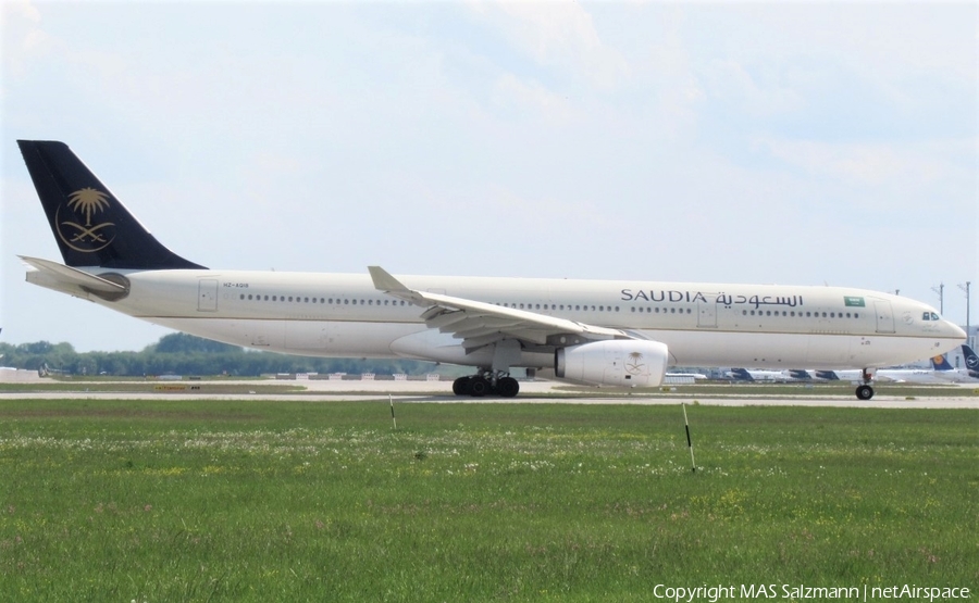 Saudi Arabian Airlines Airbus A330-343E (HZ-AQ18) | Photo 384905