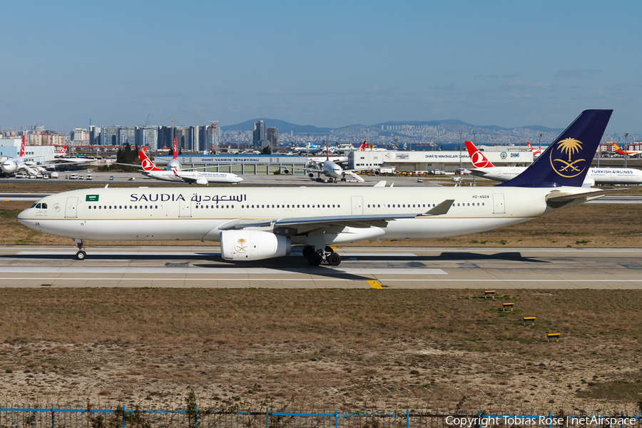 Saudi Arabian Airlines Airbus A330-343 (HZ-AQ28) | Photo 307657