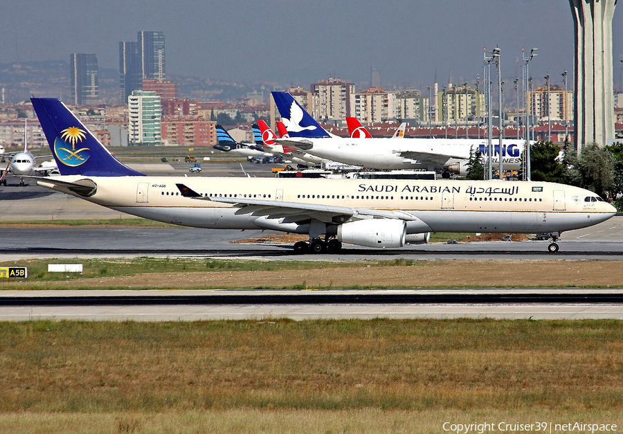 Saudi Arabian Airlines Airbus A330-343 (HZ-AQB) | Photo 77687