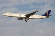 Saudi Arabian Airlines Airbus A330-343 (HZ-AQJ) at  Dubai - International, United Arab Emirates