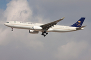 Saudi Arabian Airlines Airbus A330-343 (HZ-AQJ) at  Dubai - International, United Arab Emirates