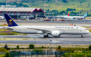 Saudi Arabian Airlines Boeing 787-9 Dreamliner (HZ-AR22) at  Madrid - Barajas, Spain