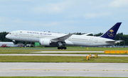 Saudi Arabian Airlines Boeing 787-9 Dreamliner (HZ-ARC) at  Manchester - International (Ringway), United Kingdom