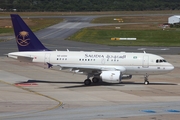 Saudi Arabian Royal Flight Airbus A318-112(CJ) Elite (HZ-AS99) at  Hamburg - Fuhlsbuettel (Helmut Schmidt), Germany