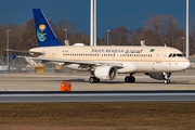 Saudi Arabian Airlines Airbus A320-214 (HZ-ASA) at  Munich, Germany