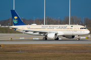 Saudi Arabian Airlines Airbus A320-214 (HZ-ASA) at  Munich, Germany