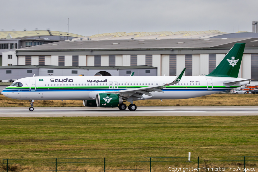 Saudi Arabian Airlines Airbus A321-251NX (HZ-ASAE) | Photo 604391