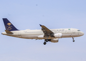 Saudi Arabian Airlines Airbus A320-214 (HZ-ASE) at  Frankfurt am Main, Germany