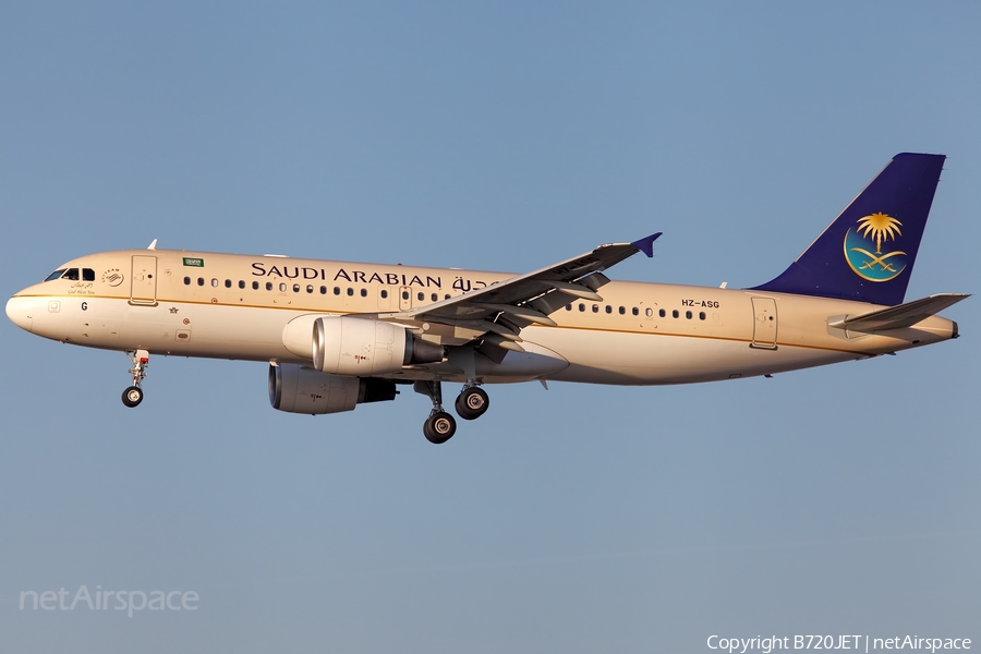 Saudi Arabian Airlines Airbus A320-214 (HZ-ASG) | Photo 36352
