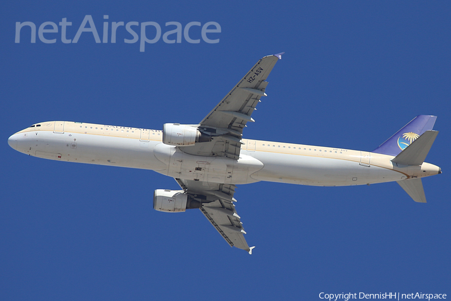 Saudi Arabian Airlines Airbus A321-211 (HZ-ASV) | Photo 389083