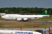 Saudi Arabian Government Boeing 747-468 (HZ-HM1) at  Hamburg - Fuhlsbuettel (Helmut Schmidt), Germany