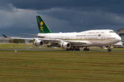 Saudi Arabian Government Boeing 747-468 (HZ-HM1) at  Hamburg - Fuhlsbuettel (Helmut Schmidt), Germany