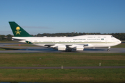 Saudi Arabian Government Boeing 747-468 (HZ-HM1) at  Hamburg - Fuhlsbuettel (Helmut Schmidt), Germany