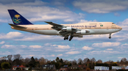 Saudi Arabian Royal Flight Boeing 747-3G1 (HZ-HM1A) at  Hamburg - Fuhlsbuettel (Helmut Schmidt), Germany