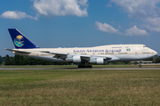 Saudi Arabian Royal Flight Boeing 747-3G1 (HZ-HM1A) at  Hamburg - Fuhlsbuettel (Helmut Schmidt), Germany