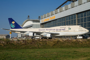 Saudi Arabian Royal Flight Boeing 747-3G1 (HZ-HM1A) at  Hamburg - Fuhlsbuettel (Helmut Schmidt), Germany