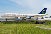 Saudi Arabian Royal Flight Boeing 747-3G1 (HZ-HM1A) at  Hamburg - Fuhlsbuettel (Helmut Schmidt), Germany