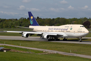 Saudi Arabian Royal Flight Boeing 747-3G1 (HZ-HM1A) at  Hamburg - Fuhlsbuettel (Helmut Schmidt), Germany