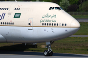 Saudi Arabian Royal Flight Boeing 747-3G1 (HZ-HM1A) at  Hamburg - Fuhlsbuettel (Helmut Schmidt), Germany