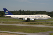 Saudi Arabian Royal Flight Boeing 747-3G1 (HZ-HM1A) at  Hamburg - Fuhlsbuettel (Helmut Schmidt), Germany