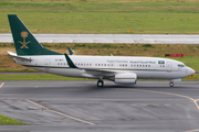 Saudi Arabian Government Boeing 737-7FG(BBJ) (HZ-MF1) at  Dusseldorf - International, Germany