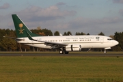 Saudi Arabian Government Boeing 737-7FG(BBJ) (HZ-MF1) at  Hamburg - Fuhlsbuettel (Helmut Schmidt), Germany
