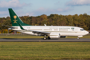 Saudi Arabian Government Boeing 737-7FG(BBJ) (HZ-MF1) at  Hamburg - Fuhlsbuettel (Helmut Schmidt), Germany