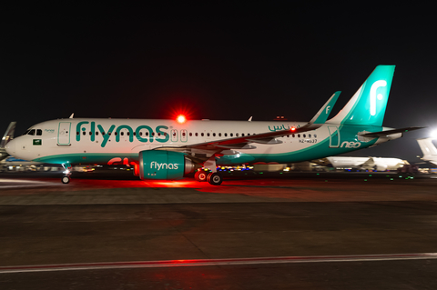 Flynas Airbus A320-251N (HZ-NS37) at  Mumbai - Chhatrapati Shivaji International, India