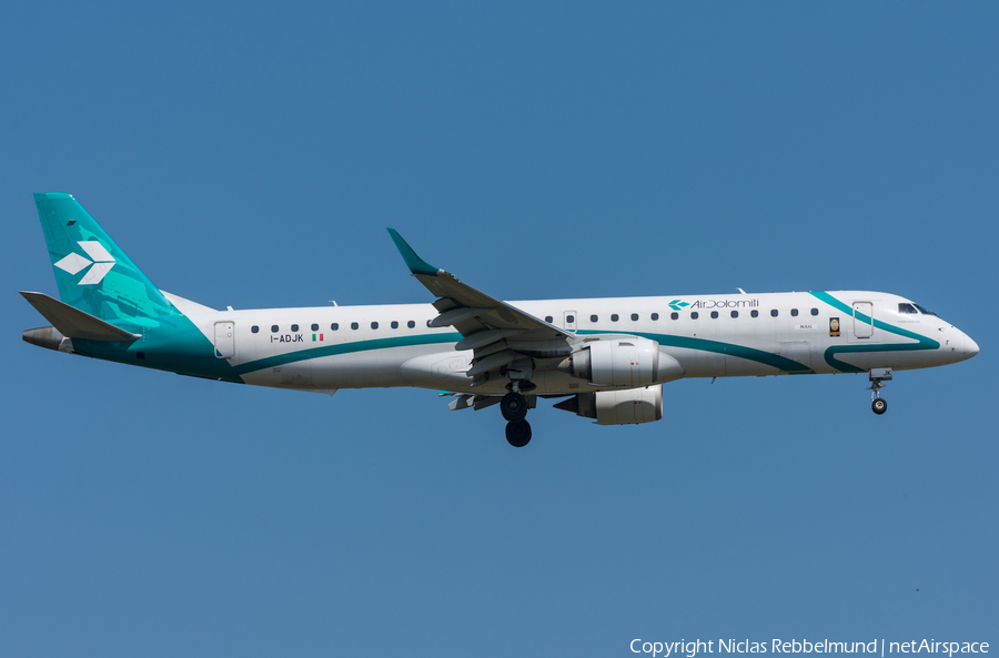 Air Dolomiti Embraer ERJ-195LR (ERJ-190-200LR) (I-ADJK) | Photo 243196