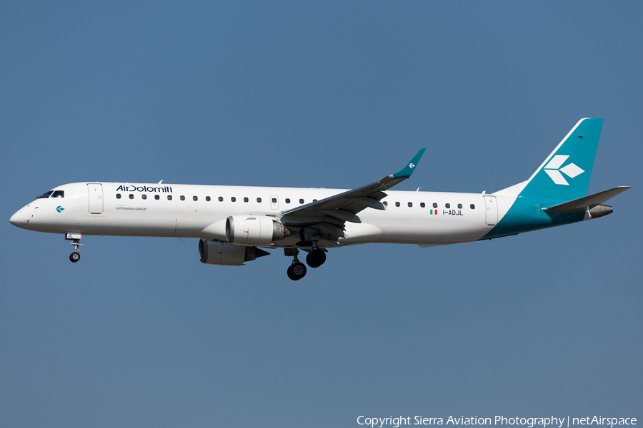Air Dolomiti Embraer ERJ-195LR (ERJ-190-200LR) (I-ADJL) | Photo 322319