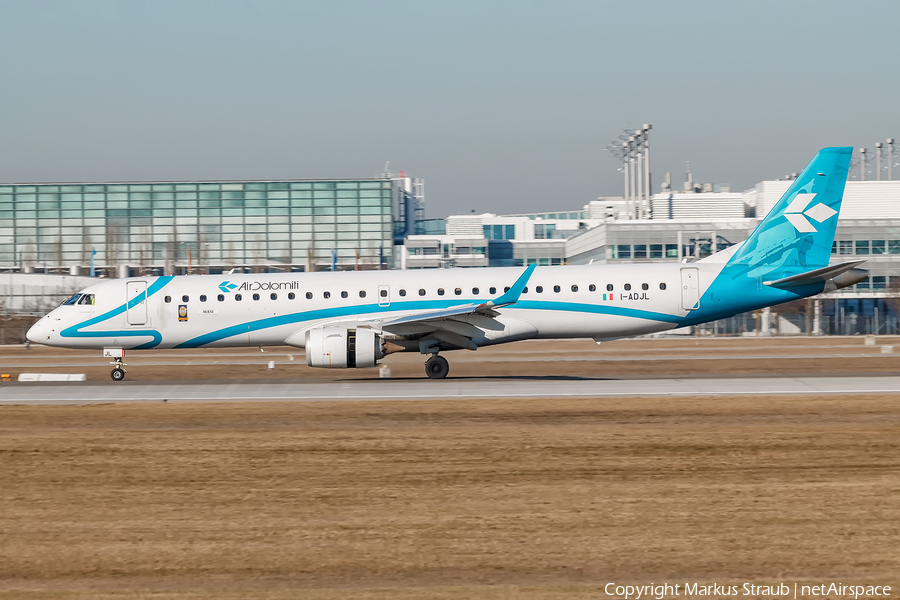 Air Dolomiti Embraer ERJ-195LR (ERJ-190-200LR) (I-ADJL) | Photo 309117